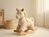 Soft plush rocking horse