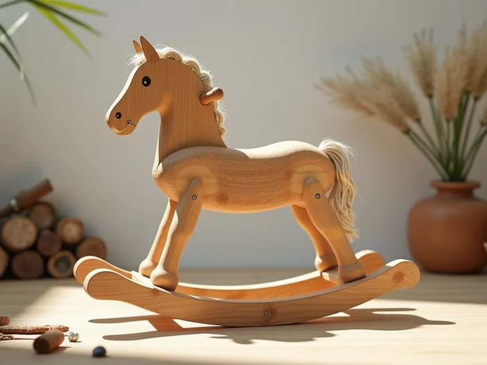The Pros and Cons of Using Recycled Materials in Rocking Horses