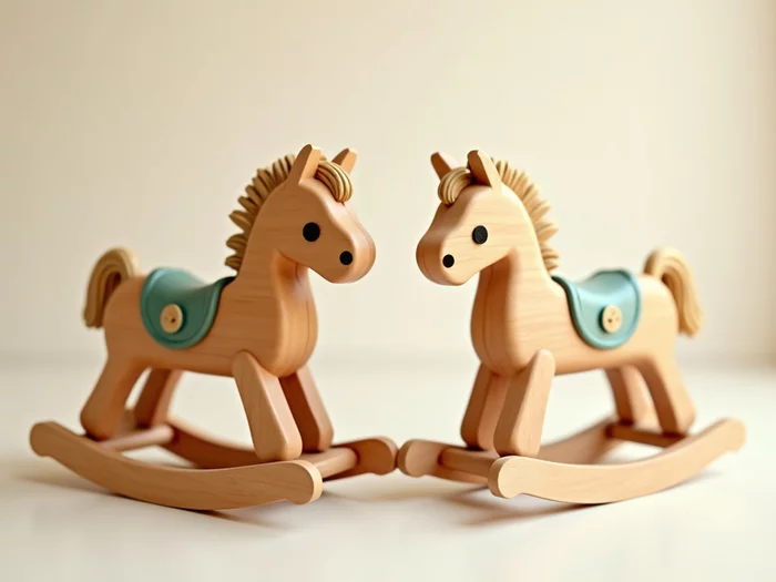 Wooden vs Plastic Rocking Horses