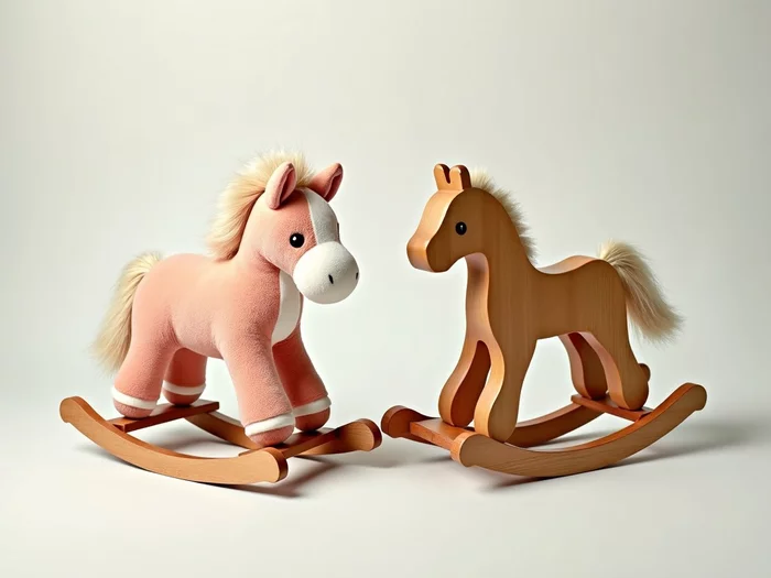 Plush or Wooden Rocking Horse?